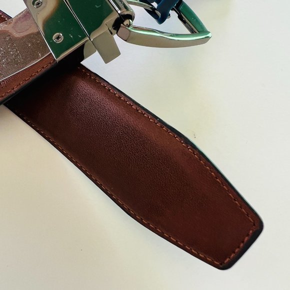 PENGUIN Men's Reversible Leather Belt NWT Size 36 - Picture 3 of 5
